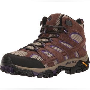Merrell Women's Moab 2 Vent Mid Hiking Boot 5.5 wide bracken/purple